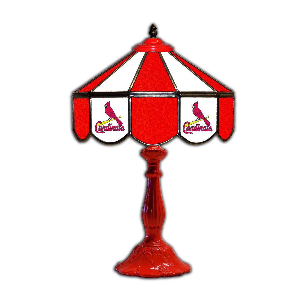 St Louis Cardinals Glass Table Lamp - 21