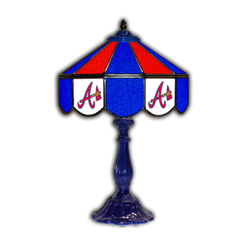 Atlanta Braves Glass Table Lamp - 21