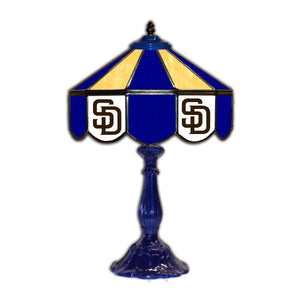 San Diego Padres Glass Table Lamp - 21"