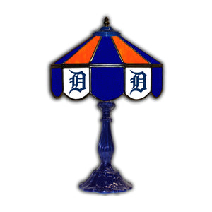 Detroit Tigers Glass Table Lamp - 21"