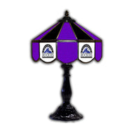 Colorado Rockies Glass Table Lamp - 21"