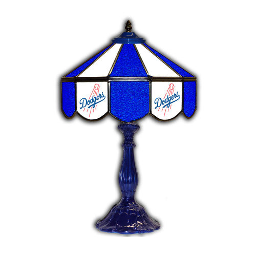 Los Angeles Dodgers Glass Table Lamp - 21