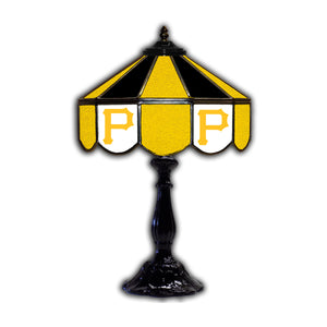 Pittsburgh Pirates Glass Table Lamp - 21"