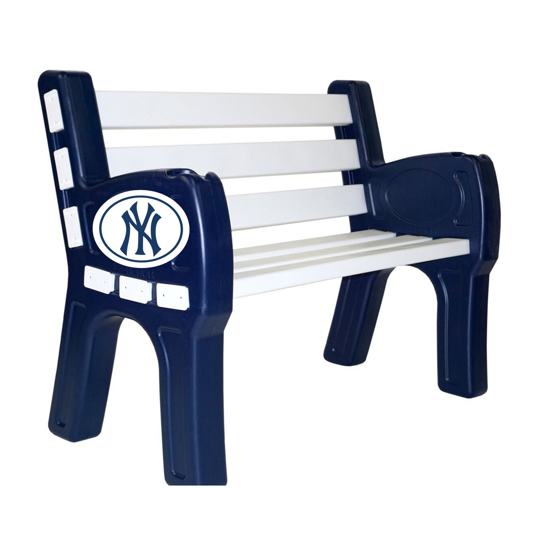 New York Yankees Park Bench