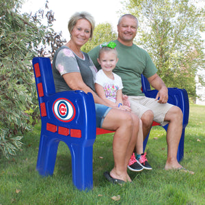 Chicago Cubs Park Bench