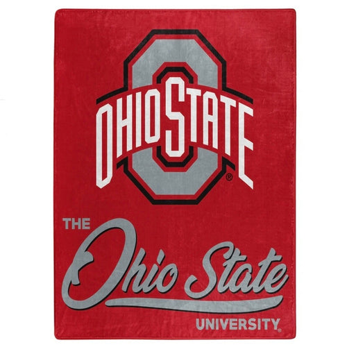 Ohio State Buckeyes Plush Throw Blanket -  50
