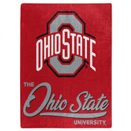 Ohio State Buckeyes Plush Throw Blanket -  50"x60"