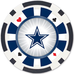 Dallas Cowboys Poker Chip Set