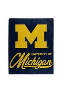 Michigan Wolverines Plush Throw Blanket -  50"x60"