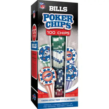 Buffalo Bills Poker Chip Set