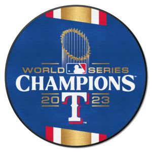 Texas Rangers 2023 World Series Champions Roundel Mat - 27"