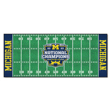 Michigan Wolverines 2023 CFP National Champions Football Runner - 30"x72"