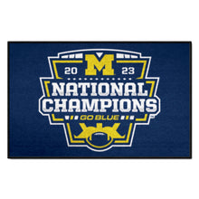 Michigan Wolverines 2023 CFP National Champions Starter Mat