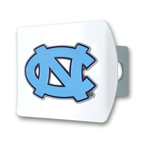 North Carolina Tar Heels White Hitch Cover