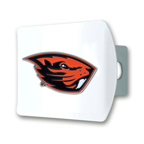Oregon State Beavers White Hitch Cover