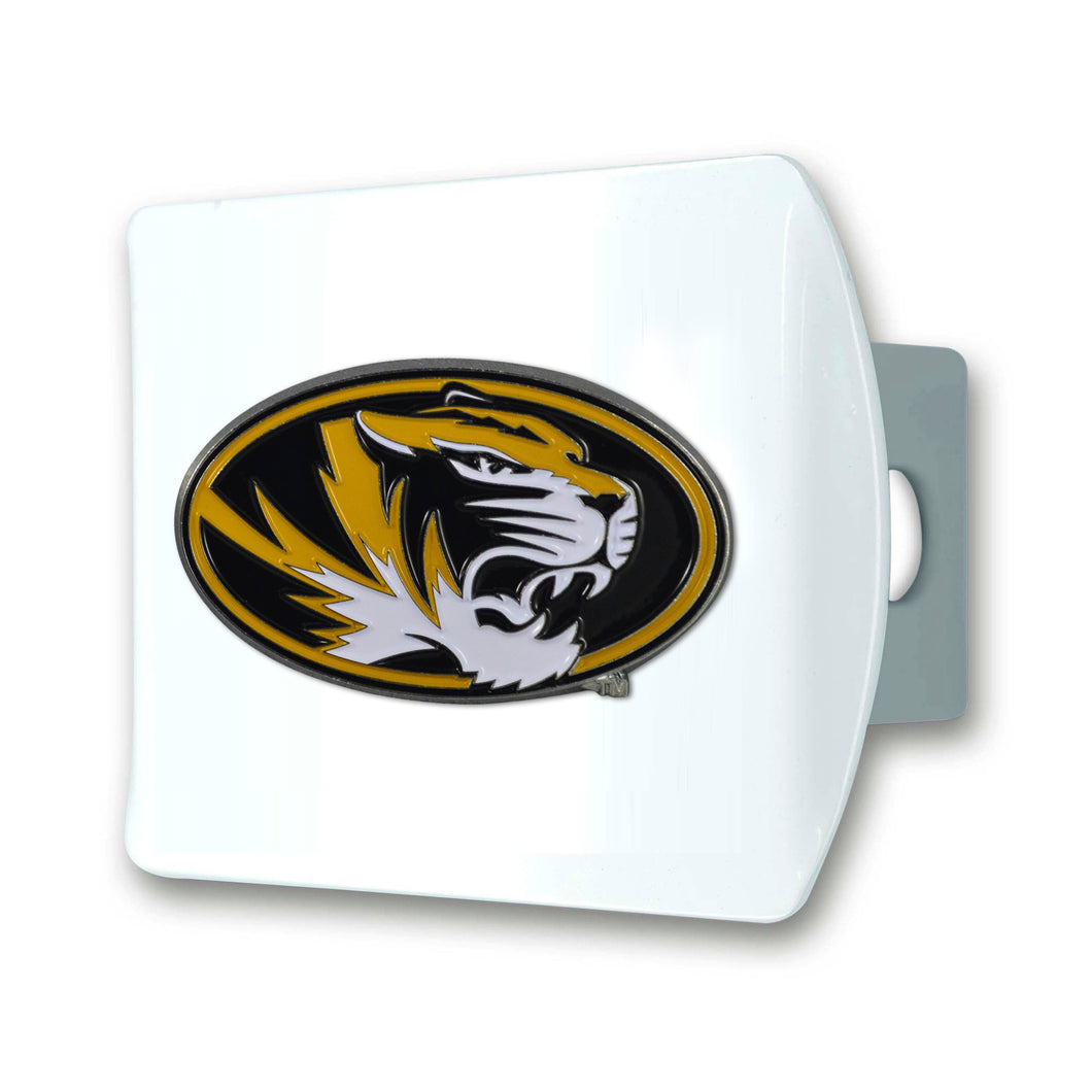 Missouri Tigers White Hitch Cover