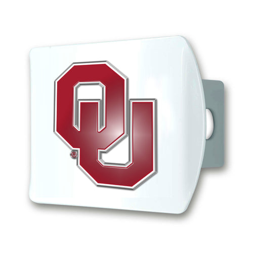 Oklahoma Sooners White Hitch Cover