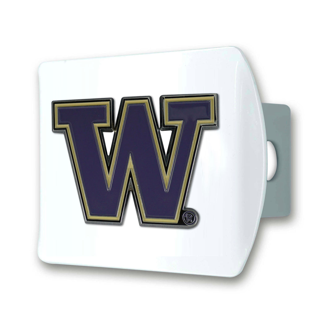 Washington Huskies White Hitch Cover