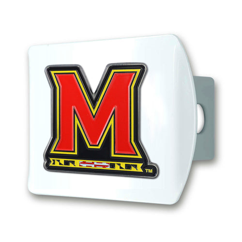 Maryland Terrapins White Hitch Cover