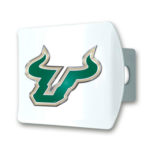 South Florida Bulls White Hitch Cover