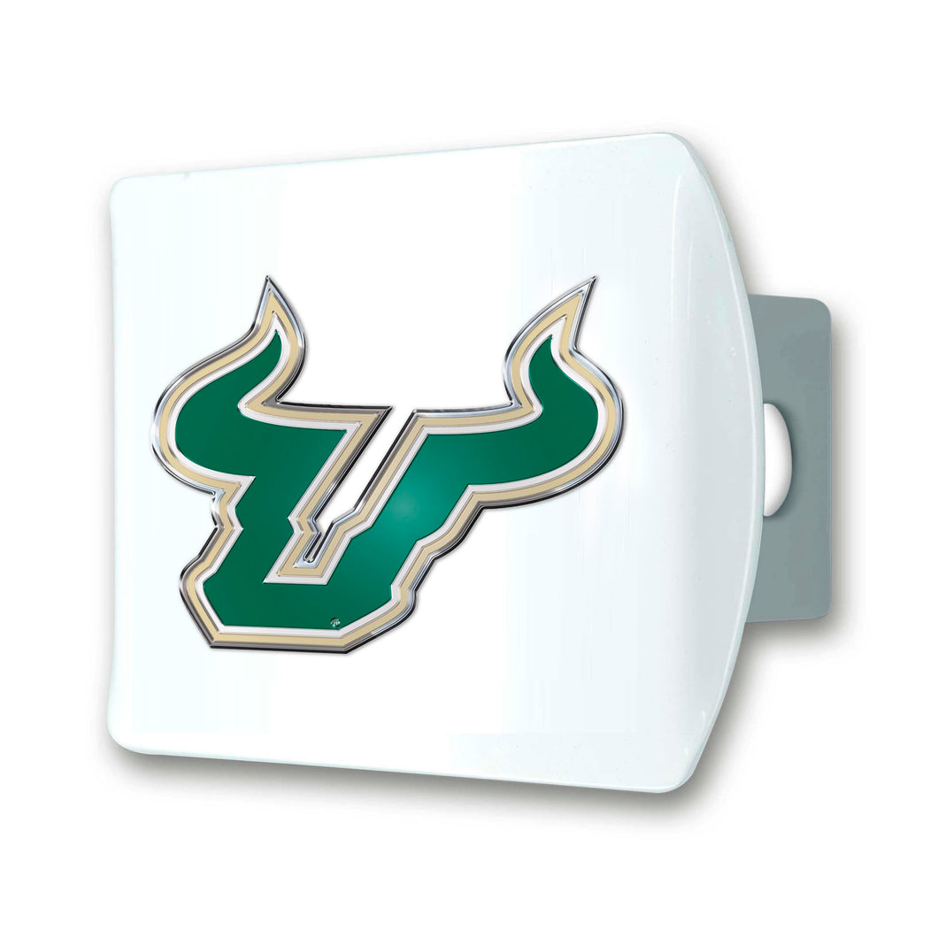 South Florida Bulls White Hitch Cover