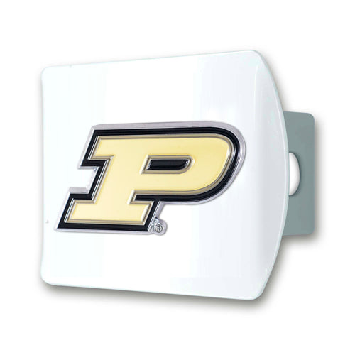 Purdue Boilermakers White Hitch Cover