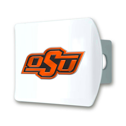 Oklahoma State Cowboys White Hitch Cover