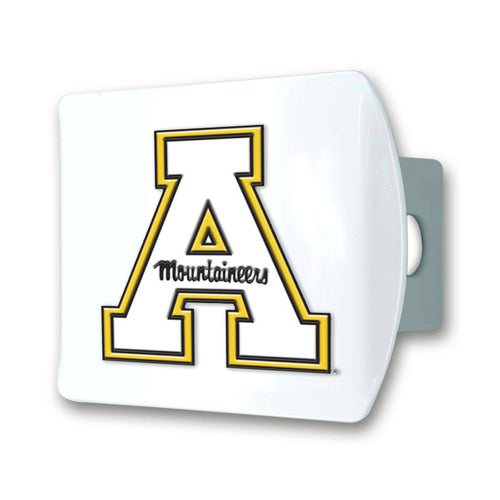 Appalachian State Mountaineers White Hitch Cover
