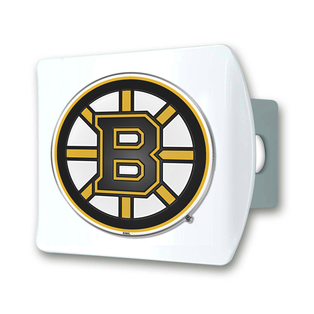 Boston Bruins White Hitch Cover