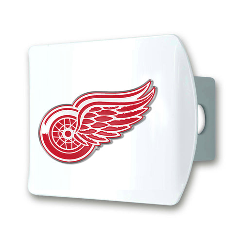 Detroit Red Wings White Hitch Cover