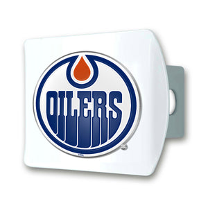 Edmonton Oilers White Hitch Cover