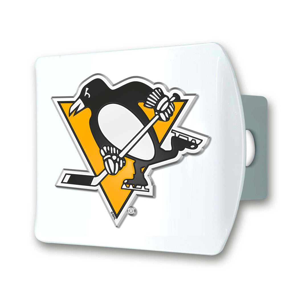 Pittsburgh Penguins White Hitch Cover