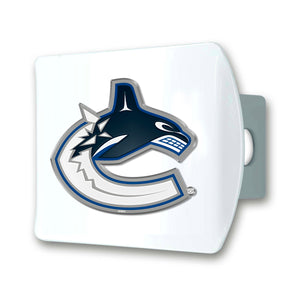 Vancouver Canucks White Hitch Cover