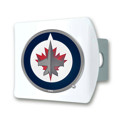 Winnipeg Jets White Hitch Cover