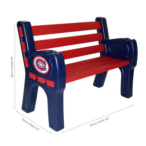 Montreal Canadiens Park Bench