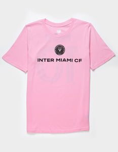 Lionel Messi Inter Miami CF Youth Pink Name and Number Player Tee