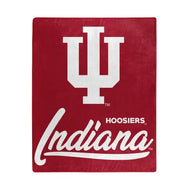 Indiana Hoosiers Signature Plush Throw - 50"x60"