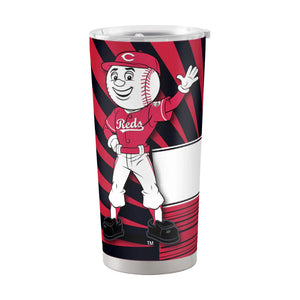 Cincinnati Reds 20oz Mascot Stainless Steel Tumbler