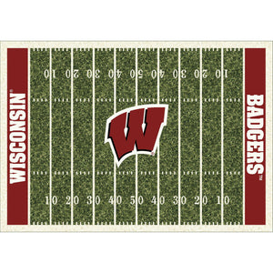 Wisconsin Badgers Homefield Rug - 4'X6'