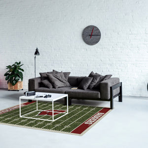 Wisconsin Badgers Homefield Rug - 4'X6'
