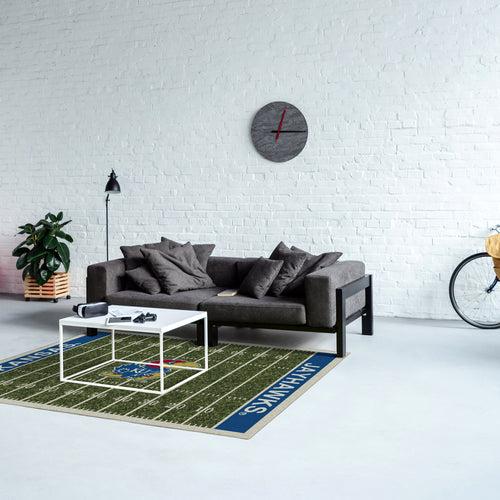 Kansas Jayhawks Homefield Rug - 4'X6'