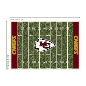 Kansas City Chiefs Homefield Rug - 4'x6'