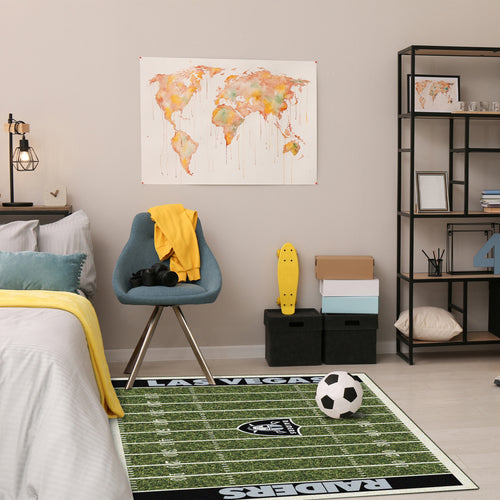 Las Vegas Raiders Homefield Rug - 4'x6'