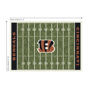 Cincinnati Bengals Homefield Rug - 4'x6'