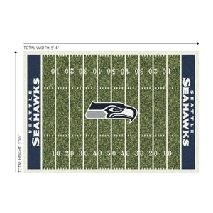 Seattle Seahawks Homefield Rug - 4'x6'