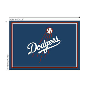 Los Angeles Dodgers Spirit Rug - 4'X6'