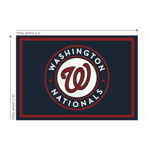 Washington Nationals Spirit Rug - 4'X6'