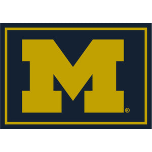 Michigan Wolverines Spirit Rug - 4'X6'