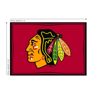 Chicago Blackhawks Spirit Rug - 4'X6'