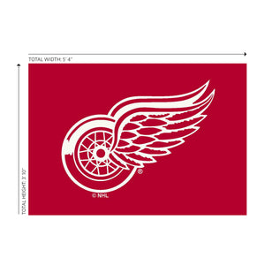 Detroit Red Wings Spirit Rug - 4'X6'